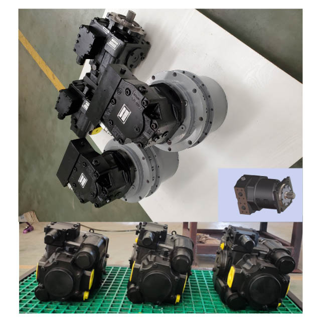 Wheat harvester Hydraulic Motor Pump System Simple layout