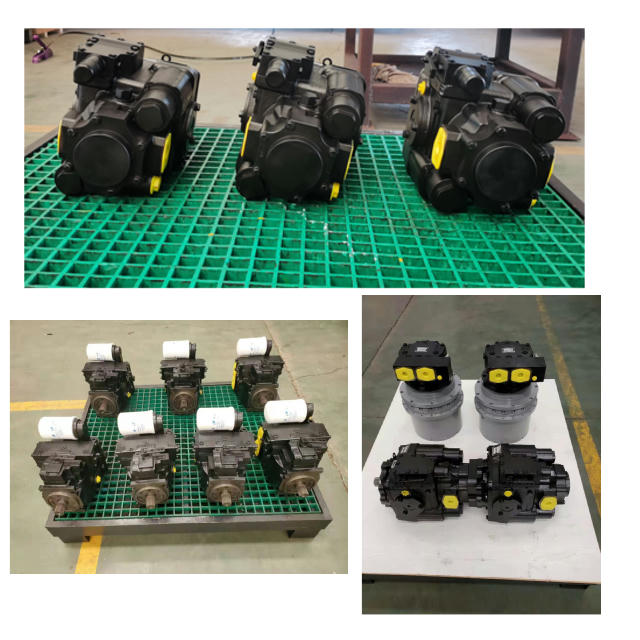 Harvester hydraulic pump system