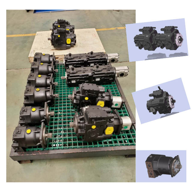 Agricultural machinery hydraulic pump system
