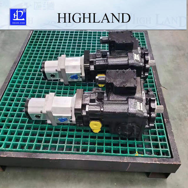 Agricultural machinery hydraulic plunger pump system