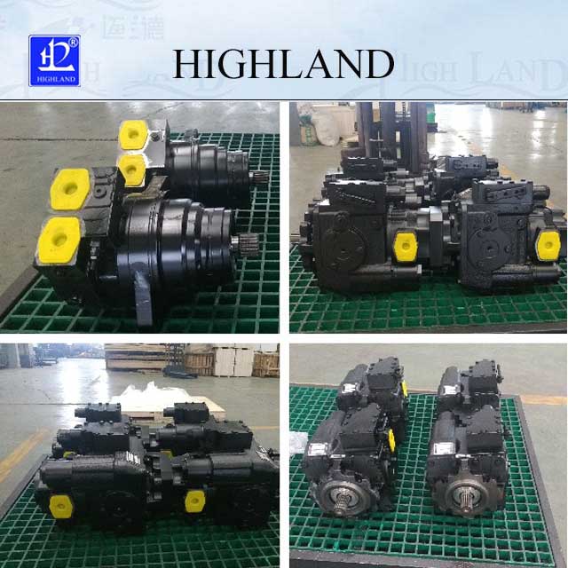 Hydraulic piston pump hand system