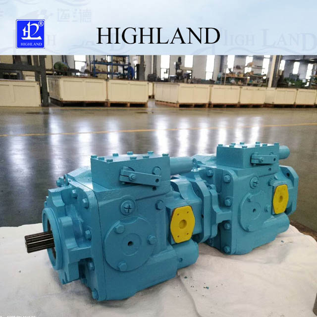 Axial high pressure piston pump system