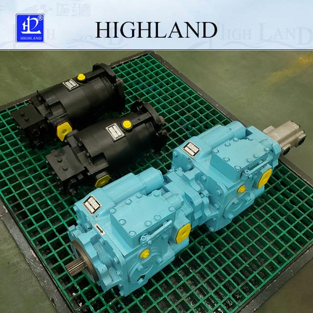 Variable piston pump closed loop system