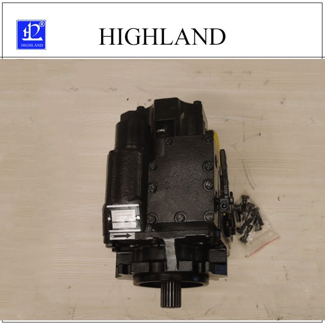 Axial flow piston pump