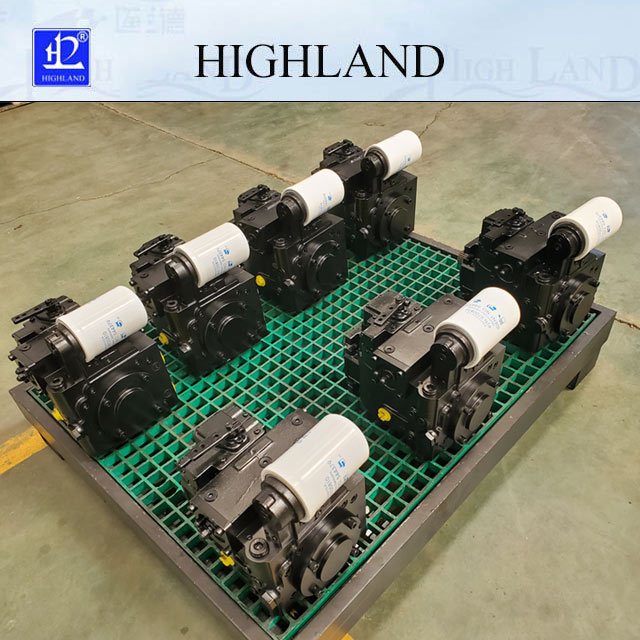 Green edamame harvester Hydraulic Motor Pump System Easy to disassemble  