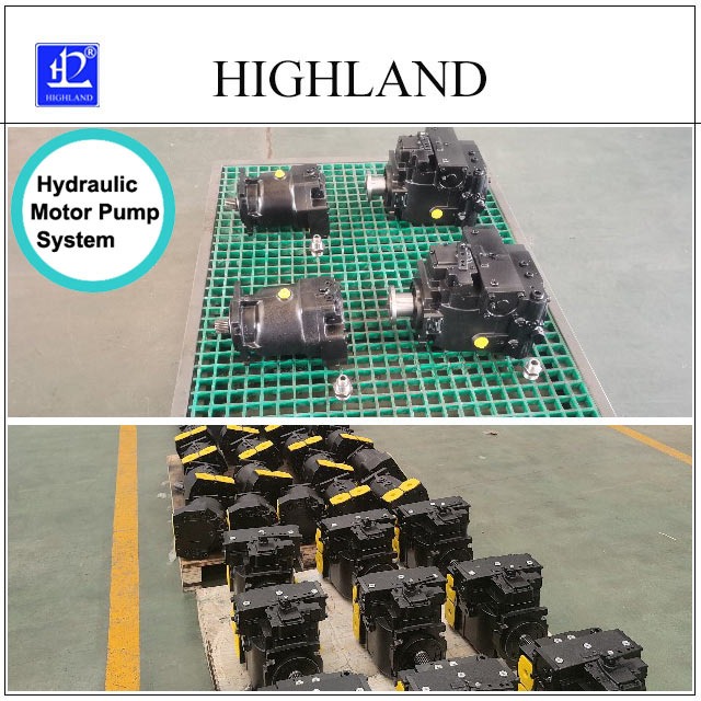 Concrete truck hydraulic pump
