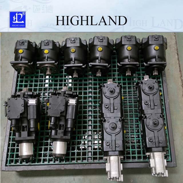 Hydrostatic drive forklift hydraulic pump motor system