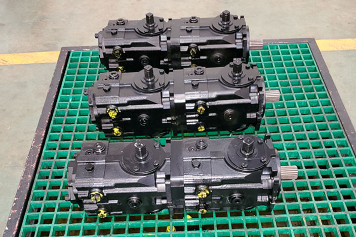 Hydrostatic drive forklift hydraulic pump motor system