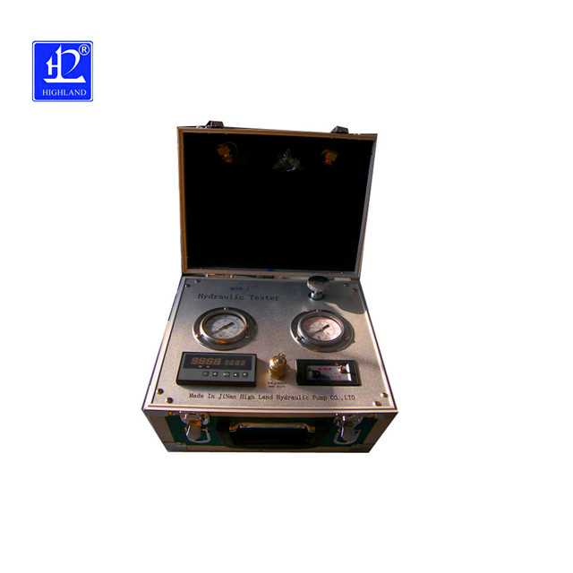 data display hydraulic pump flow tester