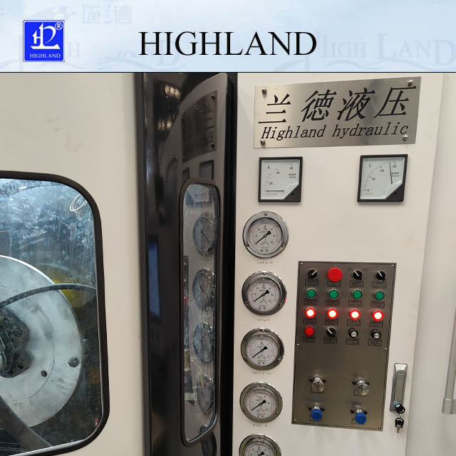 full functioning hydraulic test bench for excavators