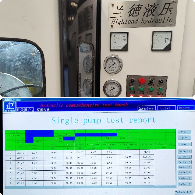 fully automatic hydraulic motor test bench