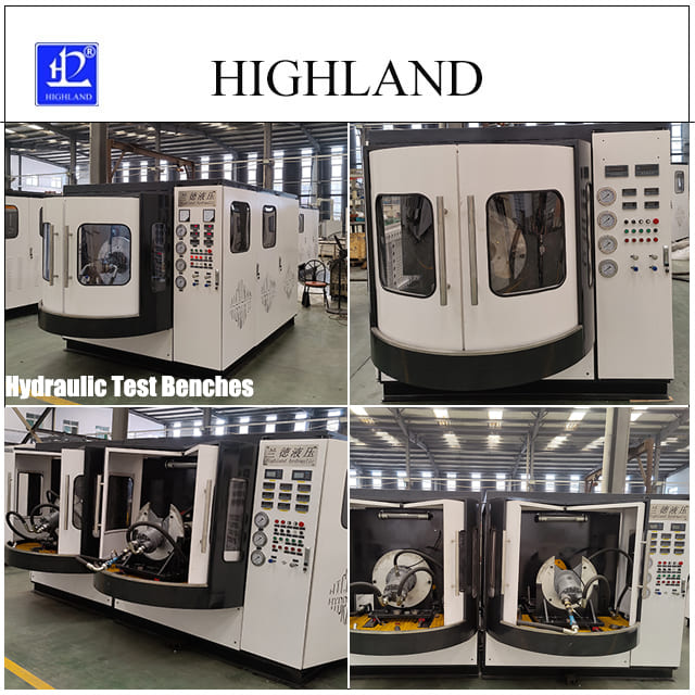 modular layout hydraulic pump test benc