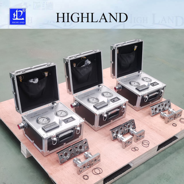 data display harvester portable hydraulic tester
