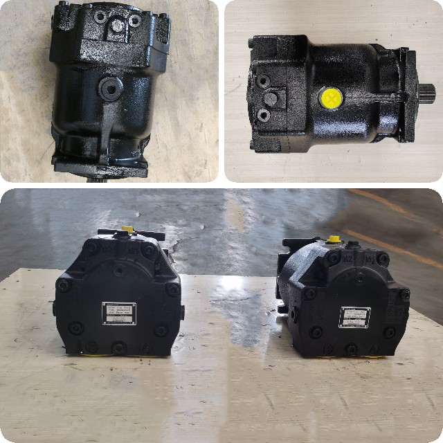 Snow plow plunger motor
