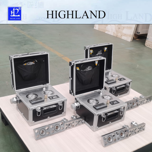 security removable for use flow pressure tester equipment