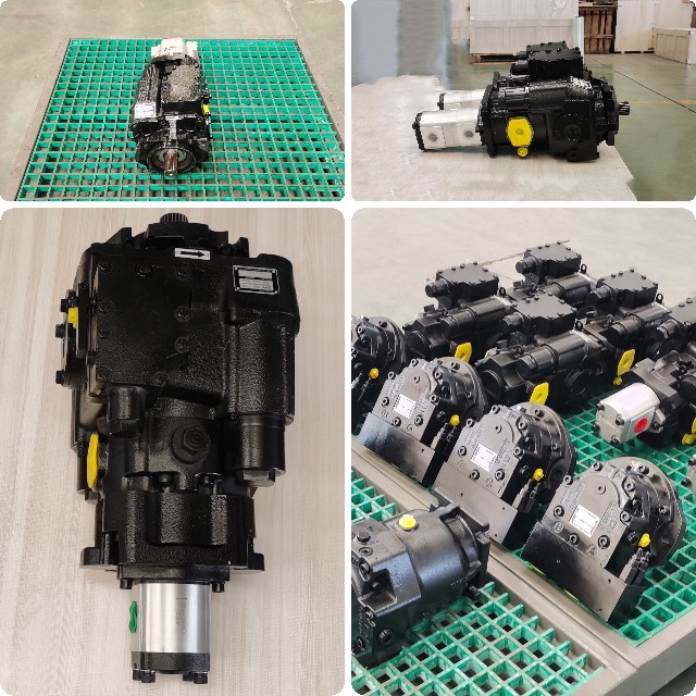 Cotton harvester hydrostatic transmission