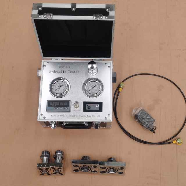 roller hydraulic pump flow tester