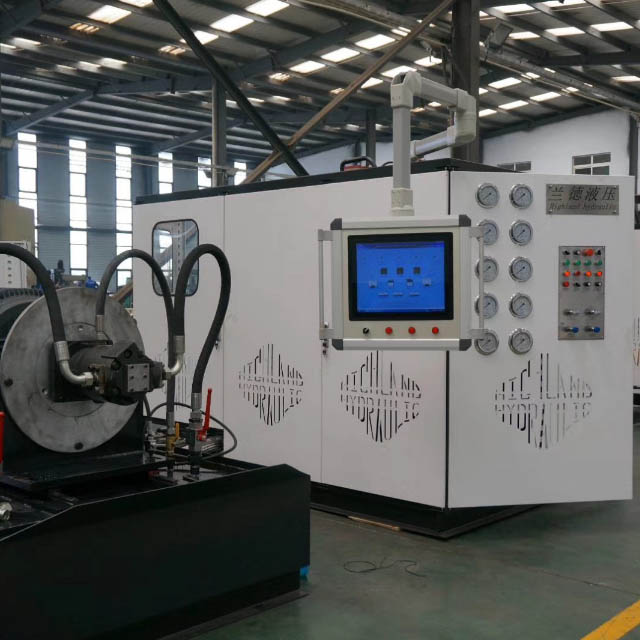 Hydraulic test bench for rotary drilling rig