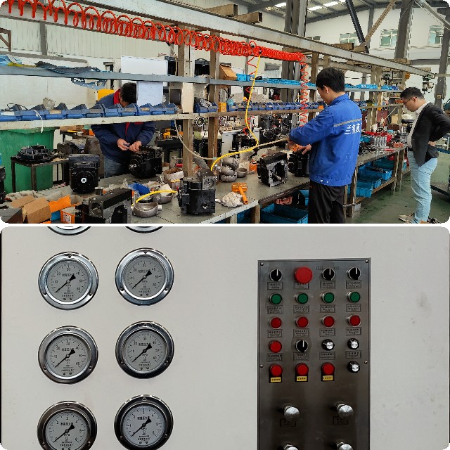 customized hydraulic pump test bench