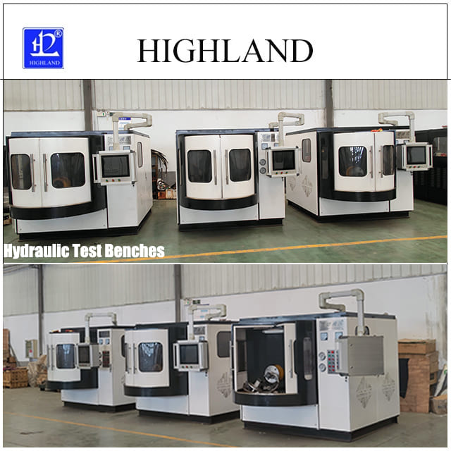Hydraulic valve test bench