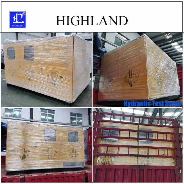 Modular layout hydraulic pump test bench