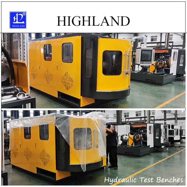 modular layout hydraulic pump test benc