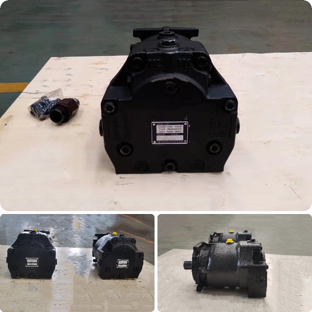 Combine harvester plunger motor customization
