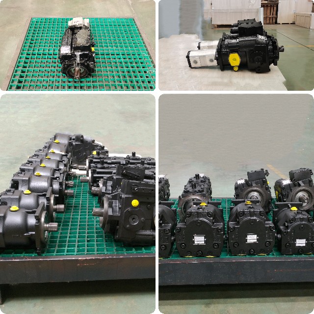 Sugarcane harvester hydraulic transmission system