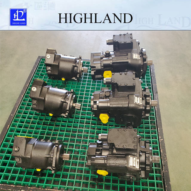 Mixing truck hydraulic pump overload test