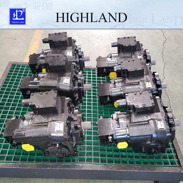 Combine hydraulic pump can be connected in series pump