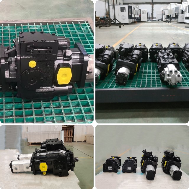Sugar beet harvester hydraulic transmission system