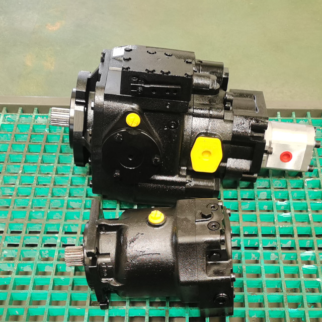 Hydrostatically driven axial piston pump