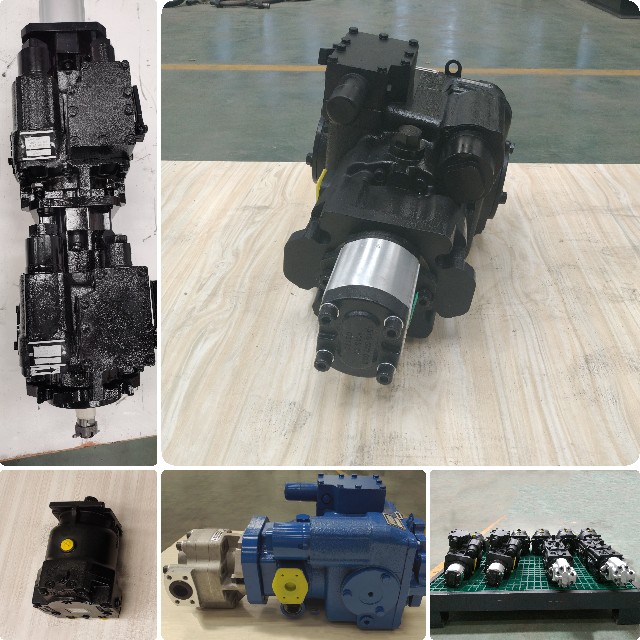 Soybean harvester hydraulic pump motor